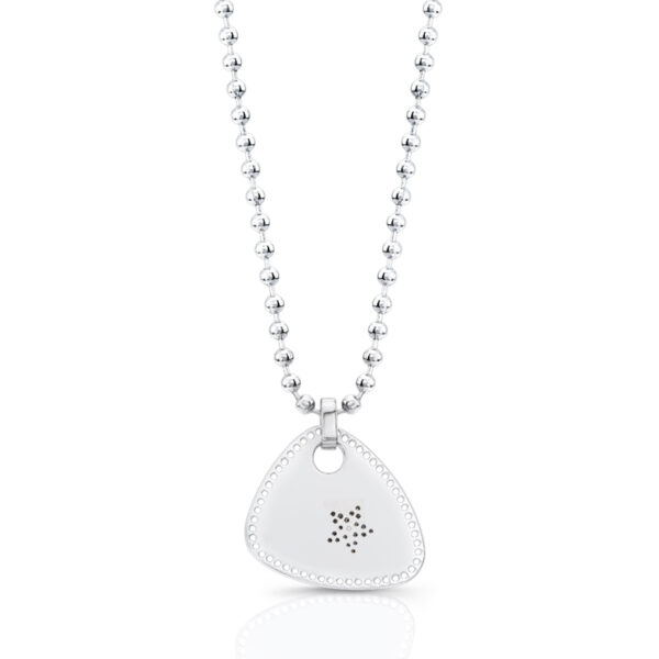 * Diamond Rock Star Guitar Pick Pendant (W) - Image 2